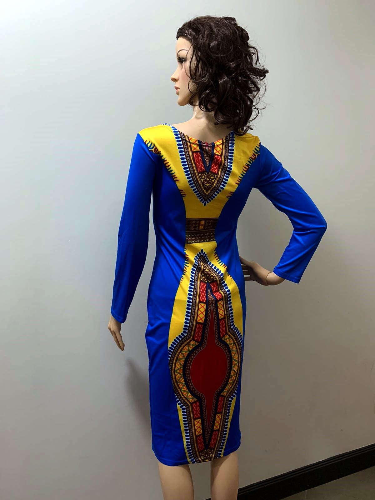 dashiki bodycon dress